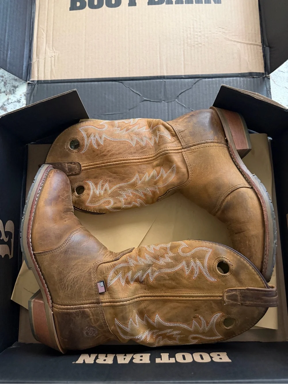 Double-H women’s Leather Cowboy Boots - Picture 9 of 13